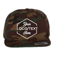 Yupoong 6089M Flat Bill Snapback - Green Camo