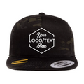 Yupoong 6089M Flat Bill Snapback - Multicam Black