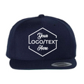 Yupoong 6089M Flat Bill Snapback - Navy