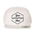 Yupoong 6089M Flat Bill Snapback - White