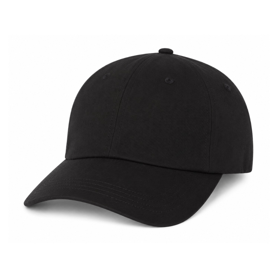 Yupoong 6245CM Classic Dad Hat - Black