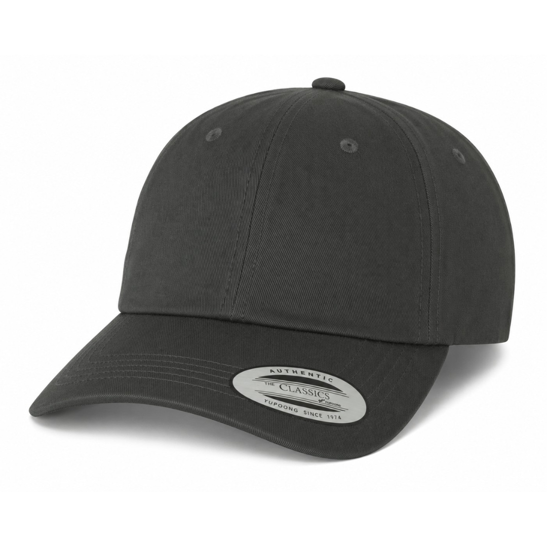 Yupoong 6245CM Classic Dad Hat - Dark Grey