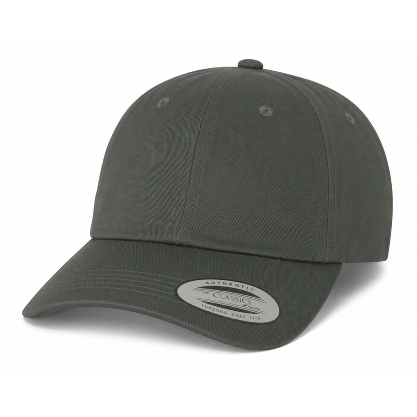Yupoong 6245CM Classic Dad Hat - Dark Grey