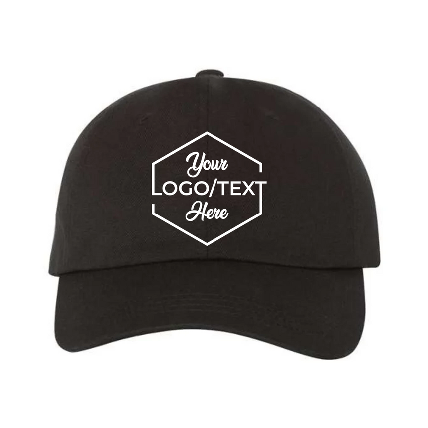 Yupoong 6245CM Classic Dad Hat - Black