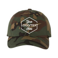 Yupoong 6245CM Classic Dad Hat - Green Camo