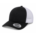6606 Trucker Snapback - Black/White