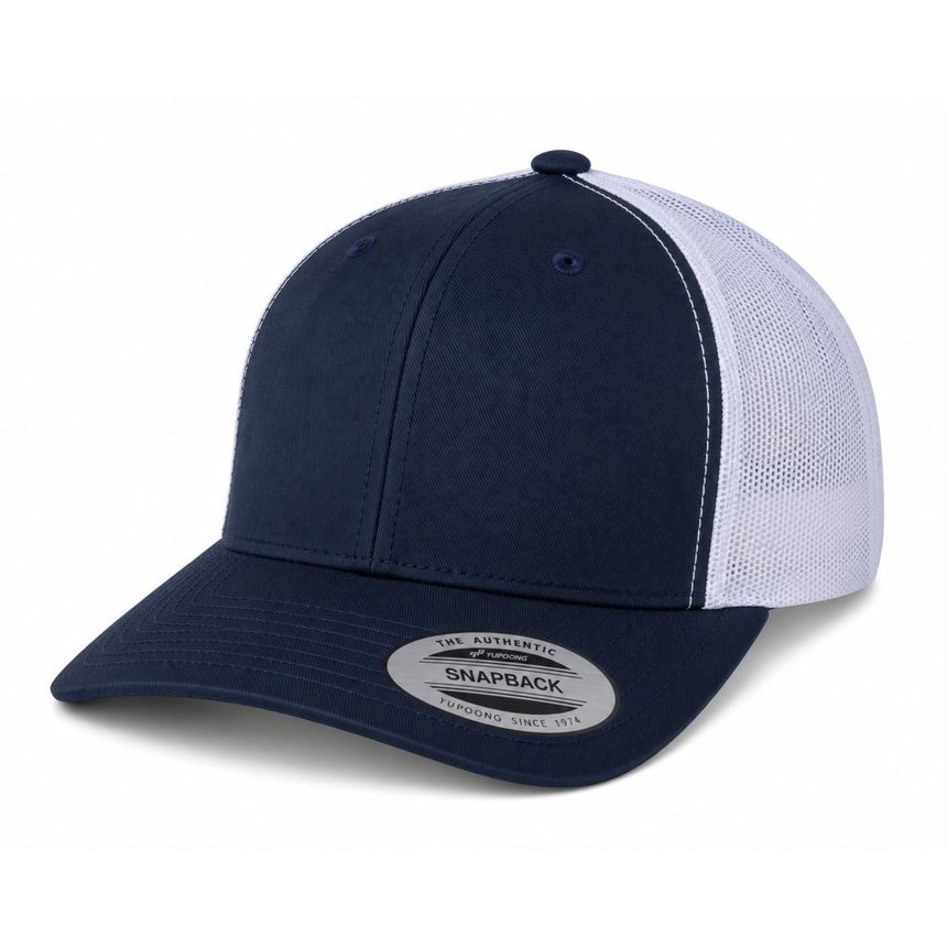 6606 Trucker Snapback - Navy/White