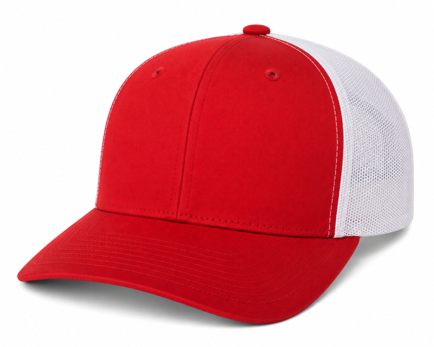 Retro Trucker Cap - 6606 - Red/White