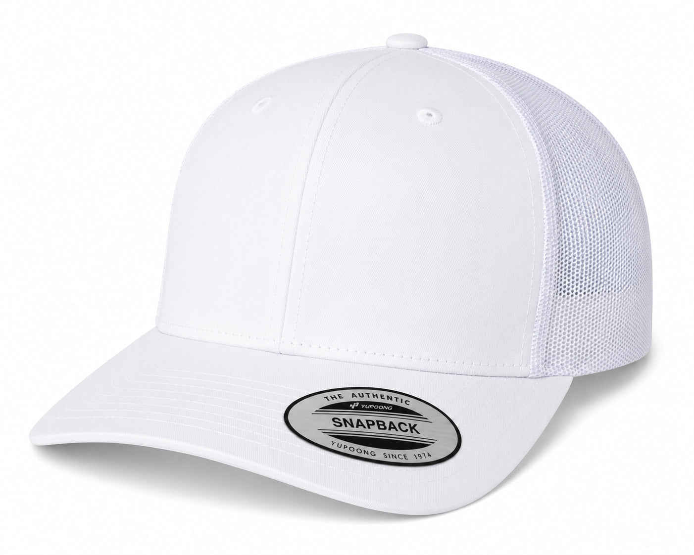 Retro Trucker Cap - 6606 - White