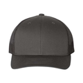 6606 Trucker Snapback - Charcoal/Black