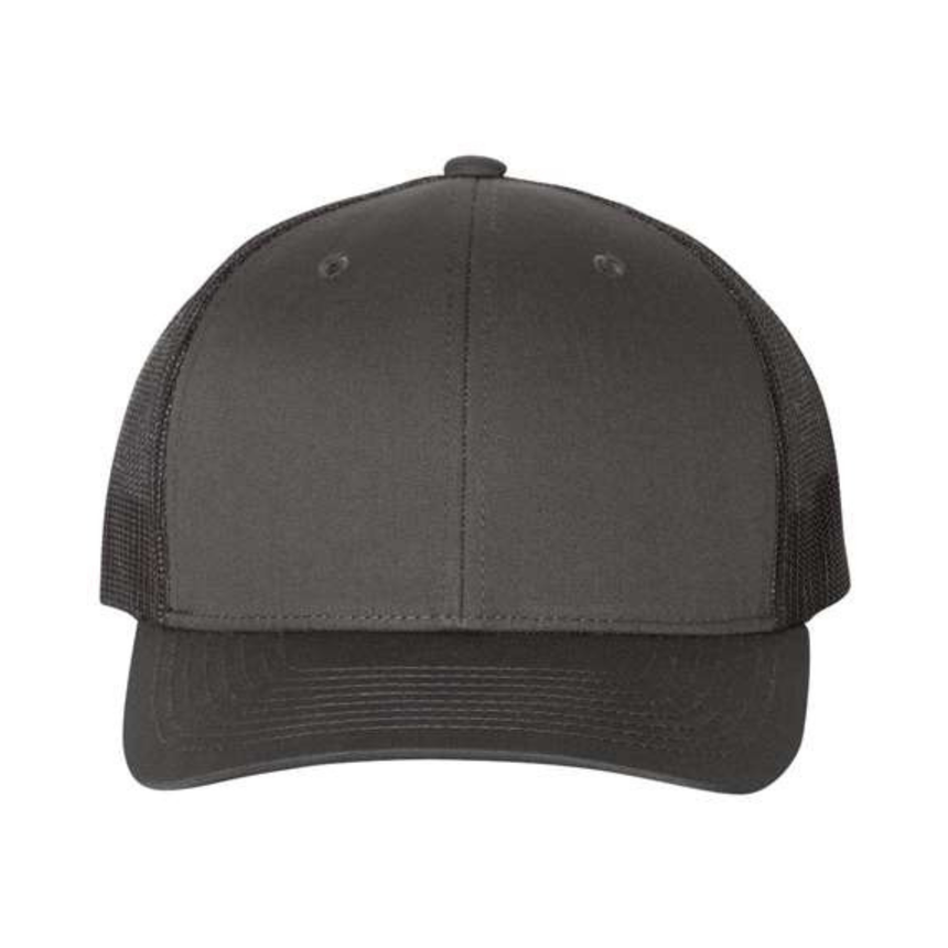 6606 Trucker Snapback - Charcoal/Black