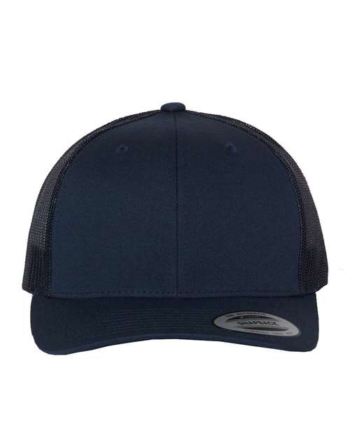 Retro Trucker Cap - 6606 - Navy