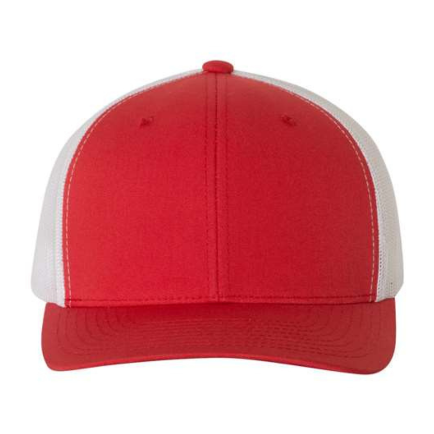 6606 Trucker Snapback - Red/White