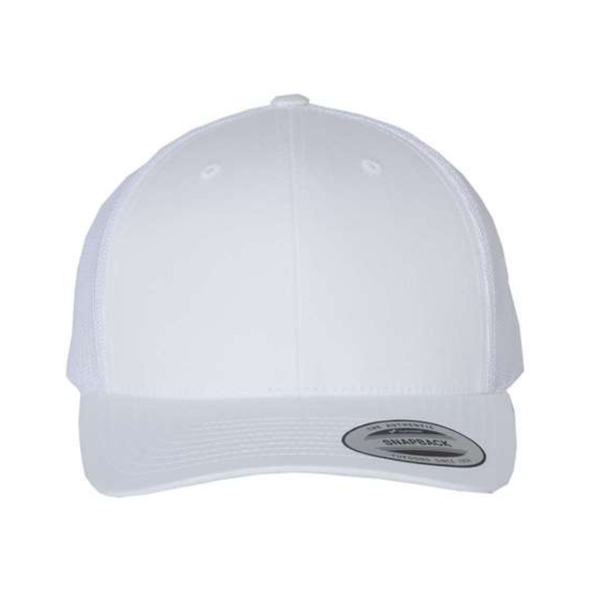 6606 Trucker Snapback - White