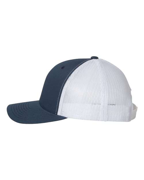 Retro Trucker Cap - 6606 - Navy/White