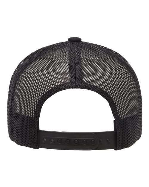 Retro Trucker Cap - 6606 - Black