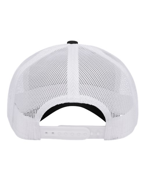 Retro Trucker Cap - 6606 - Black/White