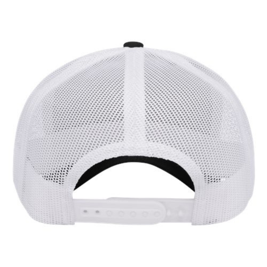 6606 Trucker Snapback - Black/White