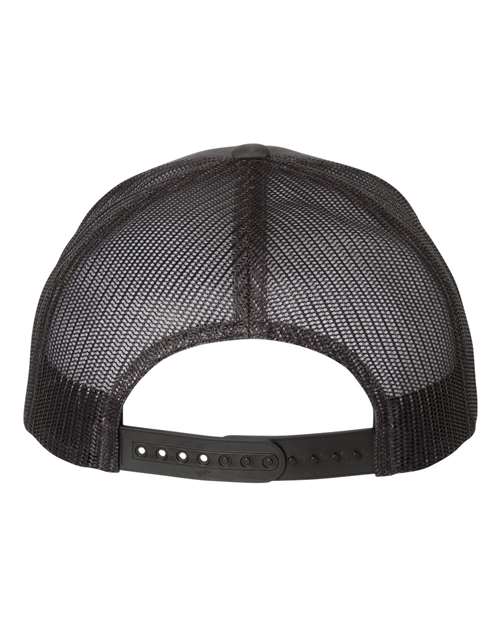 Retro Trucker Cap - 6606 - Charcoal/Black
