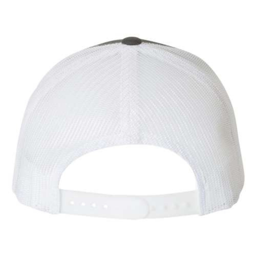 6606 Trucker Snapback - Charcoal/White