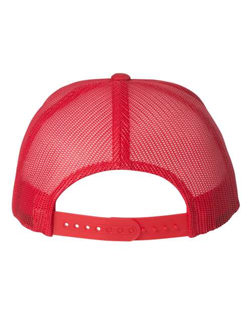 Retro Trucker Cap - 6606 - Red