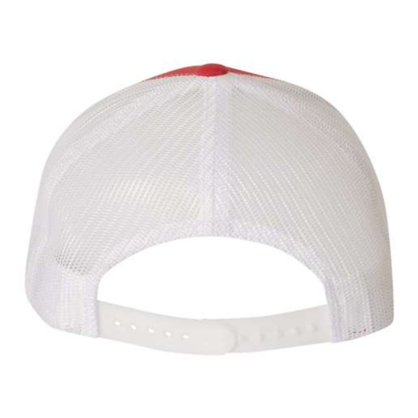 6606 Trucker Snapback - Red/White
