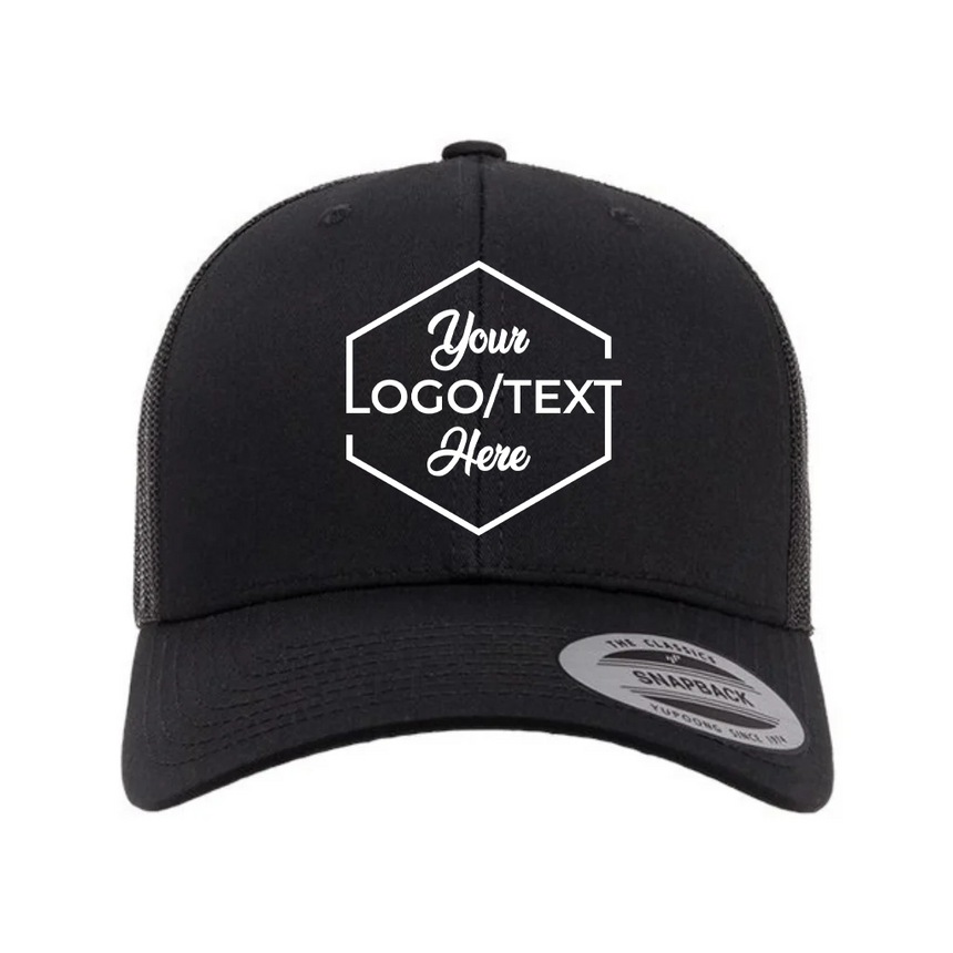6606 Trucker Snapback - Black