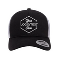 6606 Trucker Snapback - Black/White