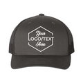 6606 Trucker Snapback - Charcoal/Black