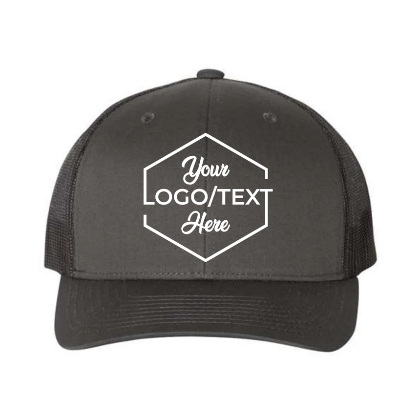 6606 Trucker Snapback - Charcoal/Black