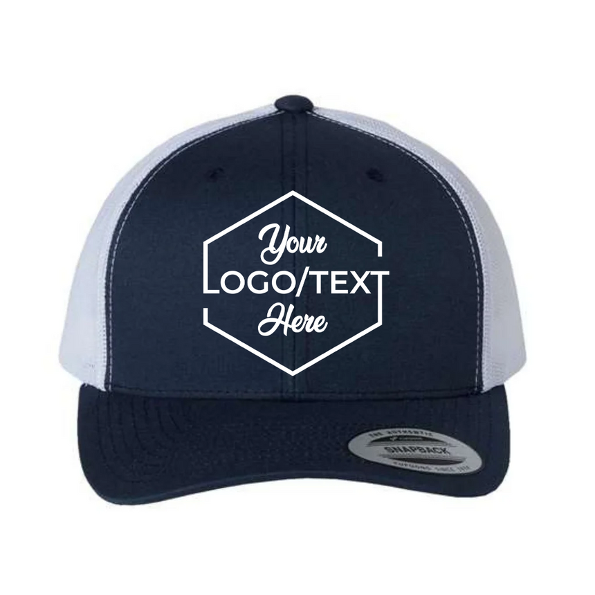 6606 Trucker Snapback - Navy/White