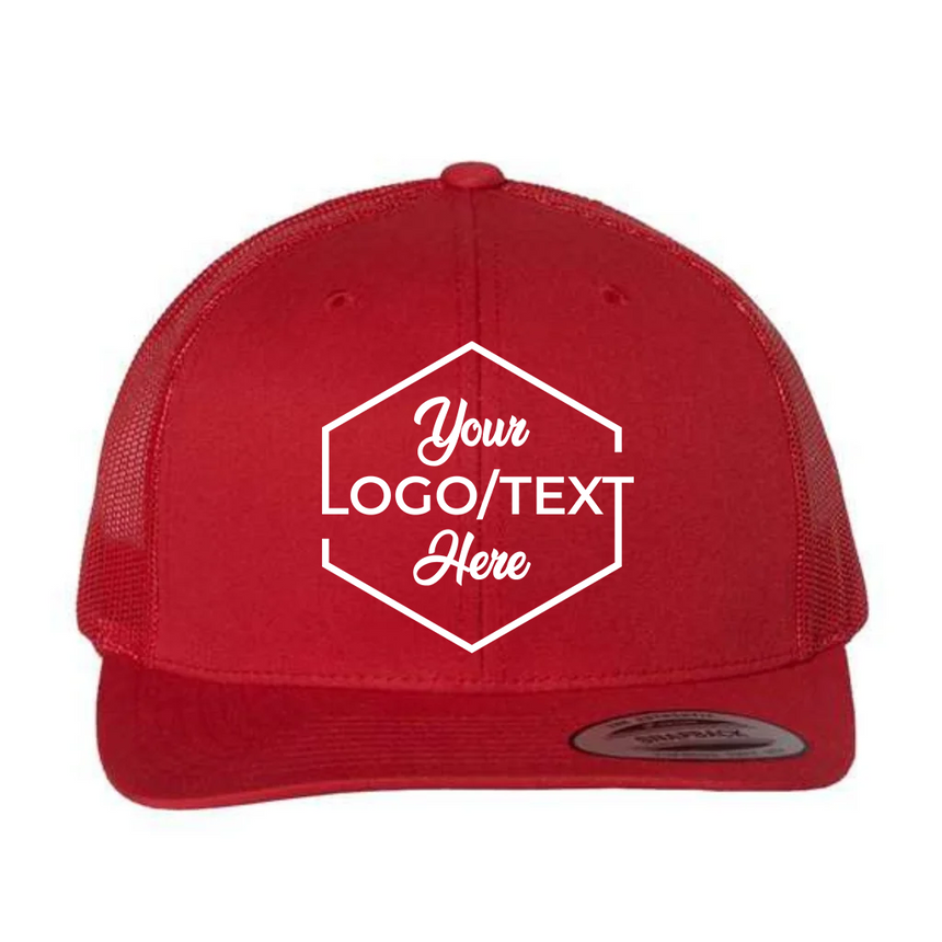 6606 Trucker Snapback - Red