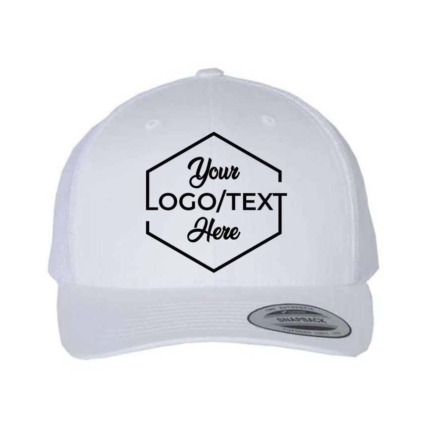 6606 Trucker Snapback - White