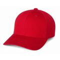 Premium Curved Bill Snapback Cap - 6789M - Red