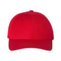Premium Curved Bill Snapback Cap - 6789M - Red