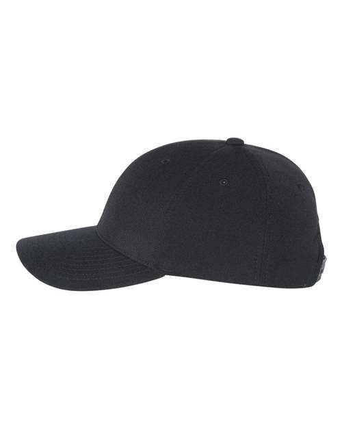 Premium Curved Bill Snapback Cap - 6789M - Black