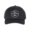 Premium Curved Bill Snapback Cap - 6789M - Black