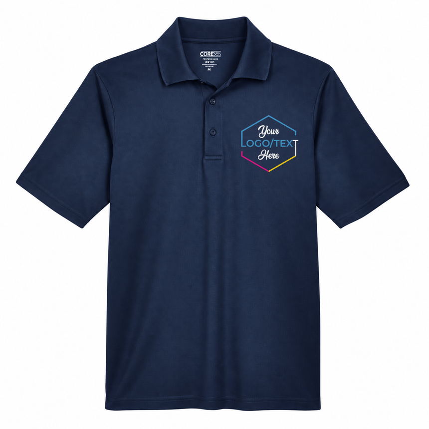 Core 365 88181 Origin Performance Piqué Polo - Navy