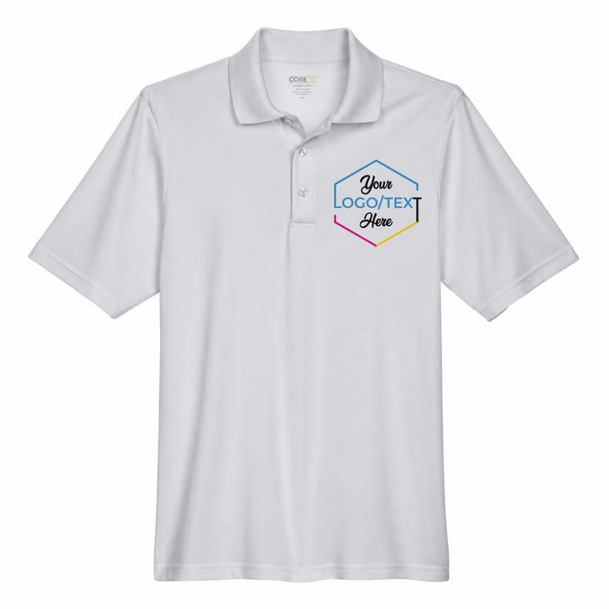 Core 365 88181 Origin Performance Piqué Polo - Platinum