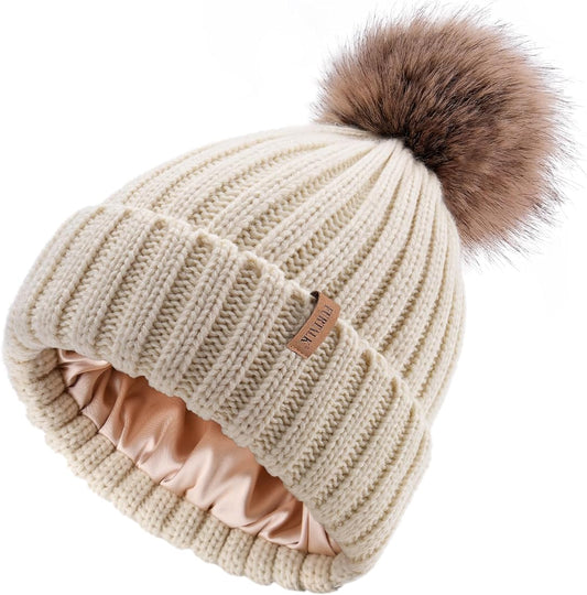Pom Pom Beanies for Women